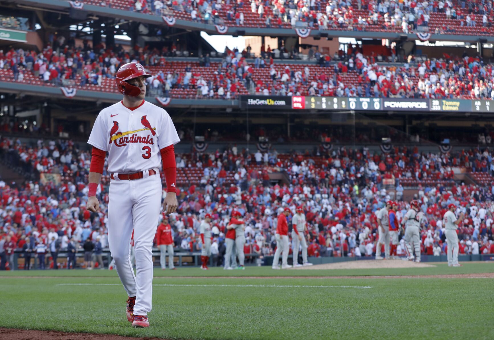 Philadelphia Phillies beat the St. Louis Cardinals 6-3 in game 1 of NL Wild Card
